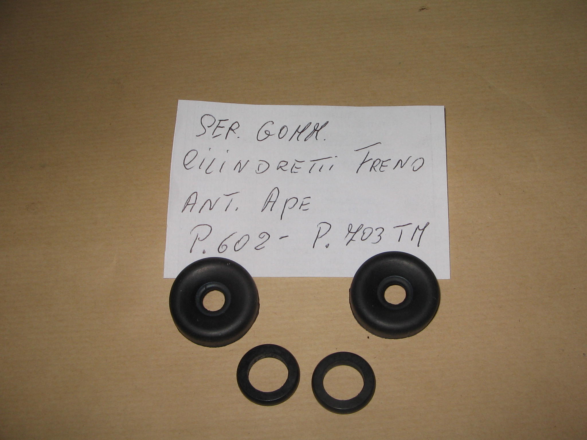 SERIE GOMMINI CILINDRETTO APE N.23018
